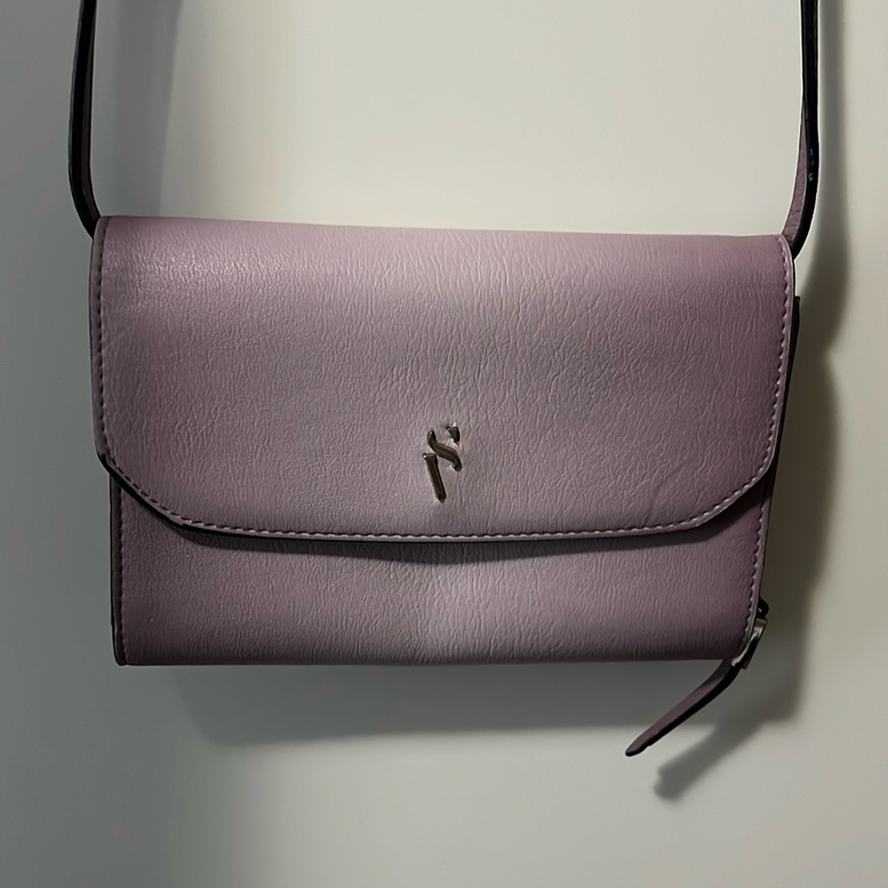 Simply Vera Vera Wang Signature Mini Crossbody Bag Lavender Ombré